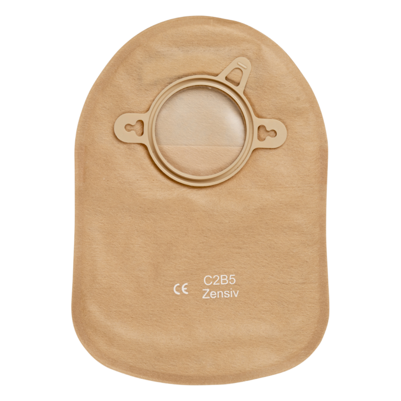 C2B5 Калоприймач Зенсів двохкомпонентний - мішок закритий, непрозорий, з оглядовим вікном, фланець 50 mm (мм)